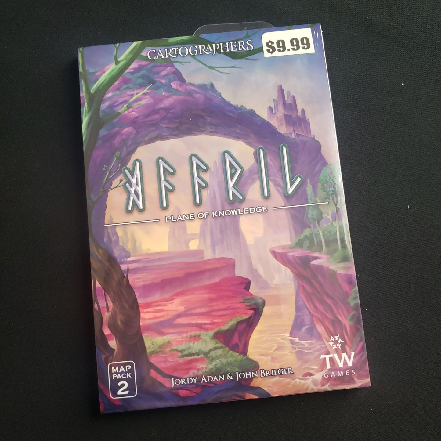 Cartographers map pack expansion 2 - affril, plane of knowledge - front cover of package