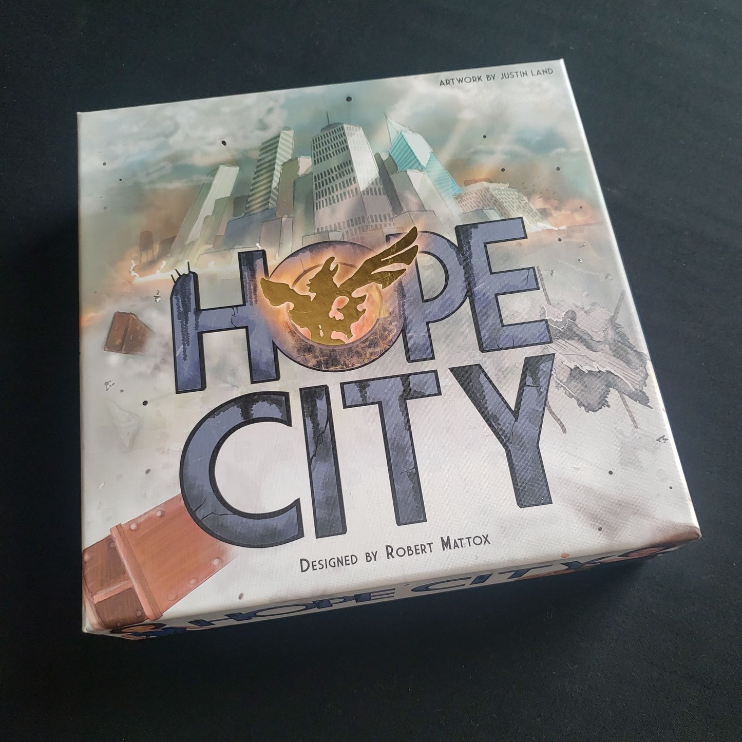 Hope City board game - front cover of box