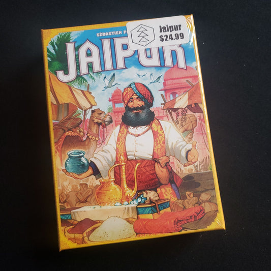 Jaipur card game - front cover of box