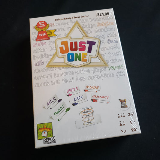 Just One party game - front cover of box