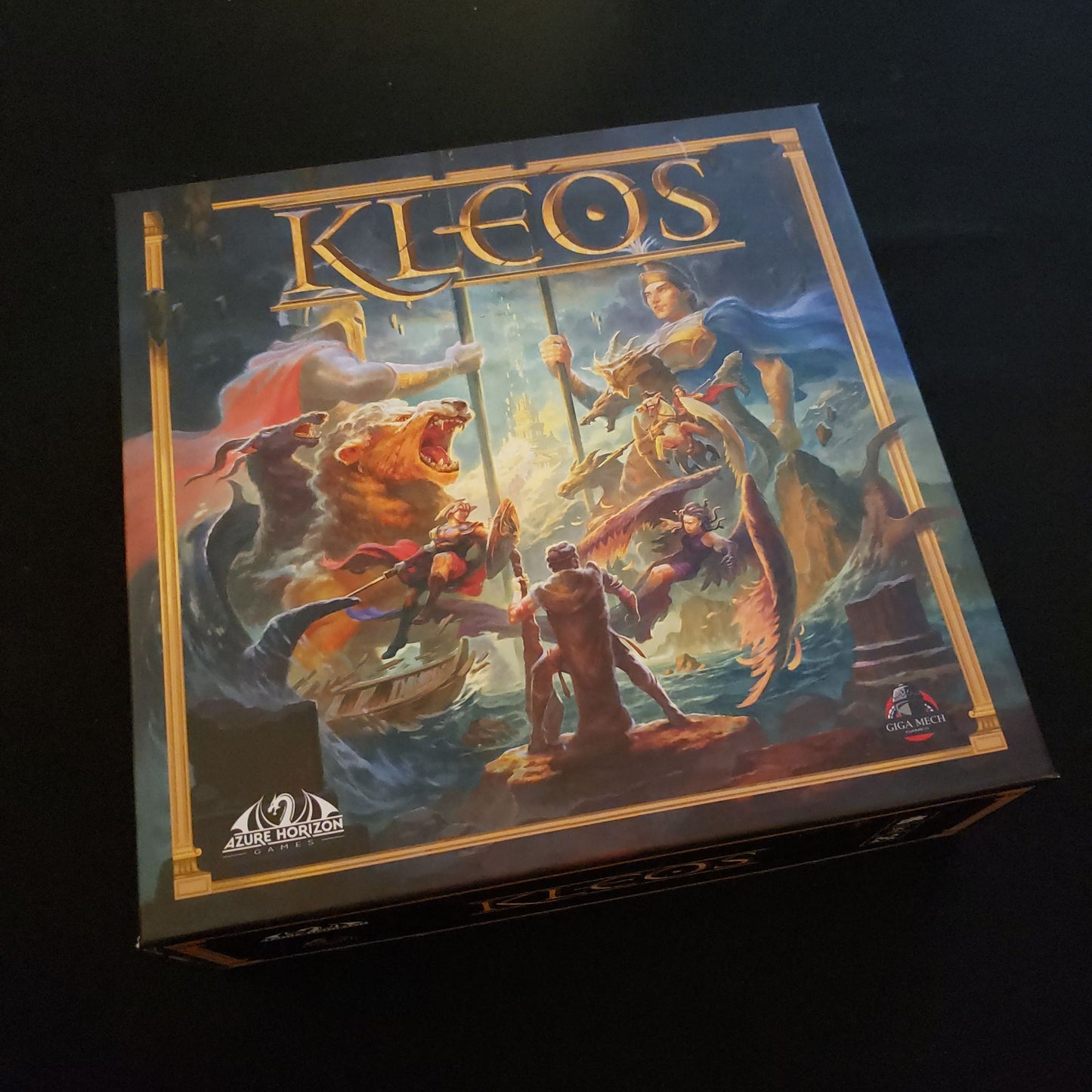 Kleos board game - front cover of box
