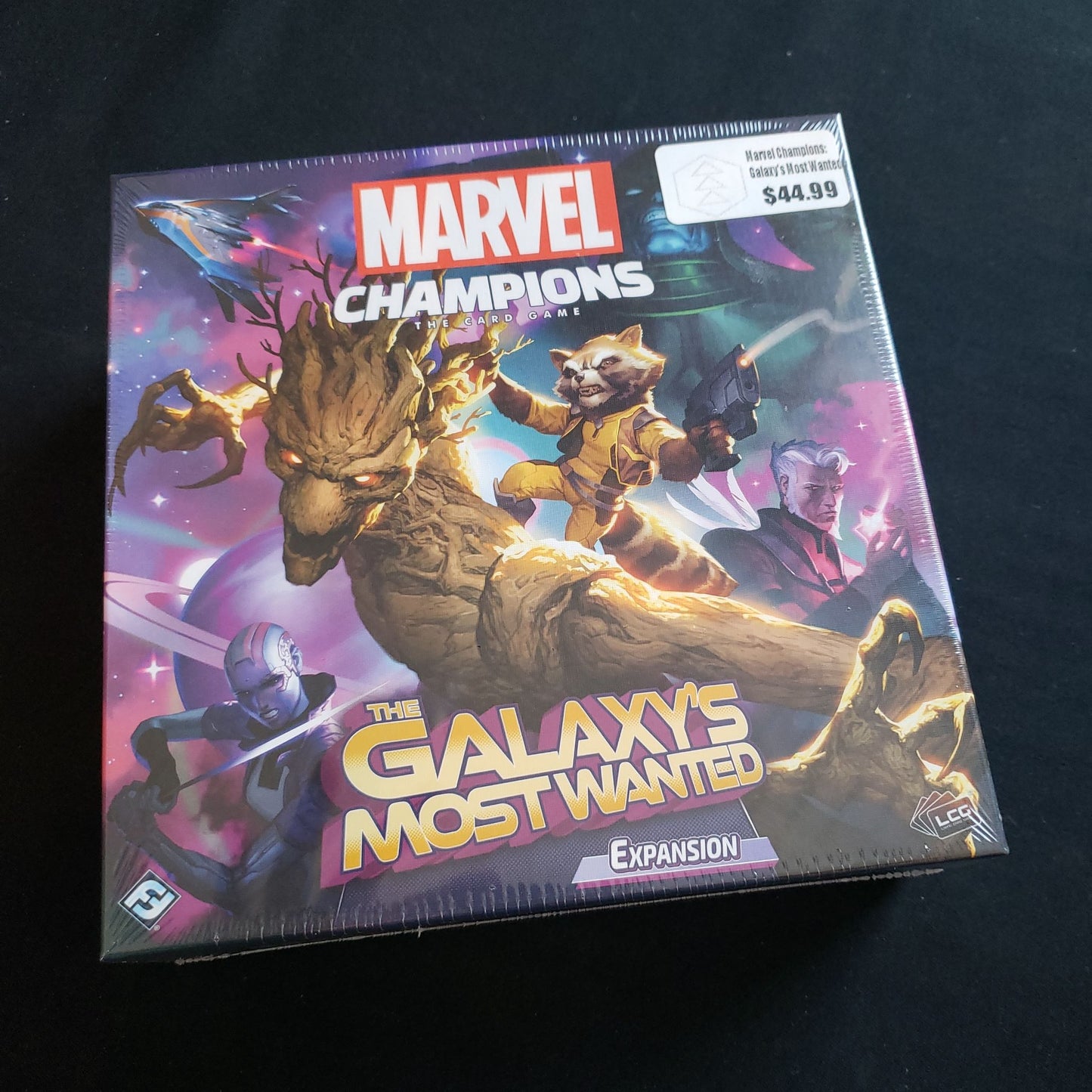 Marvel Champions LCG: Galaxy's Most Wanted card game expansion - front cover of box