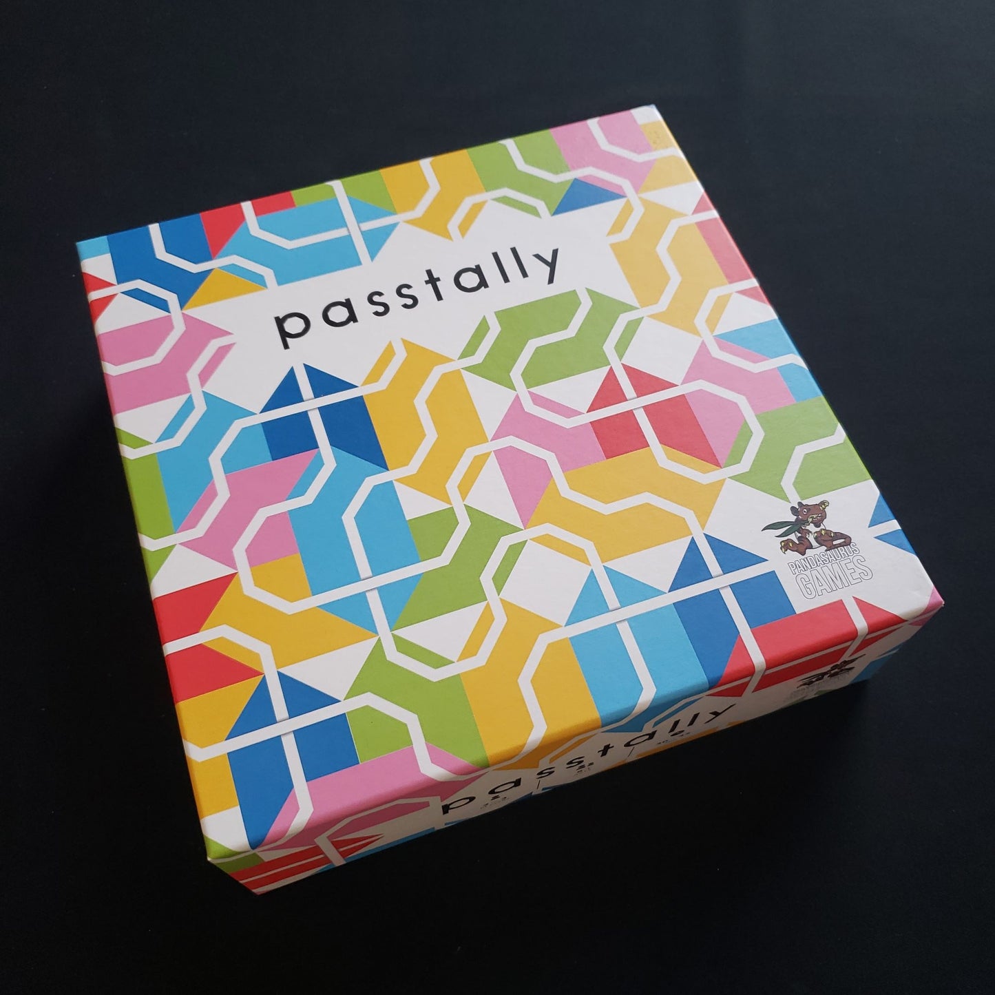 Passtally board game - front cover of box