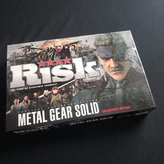 Risk: Metal Gear Solid Collector's Edition board game - front cover of box