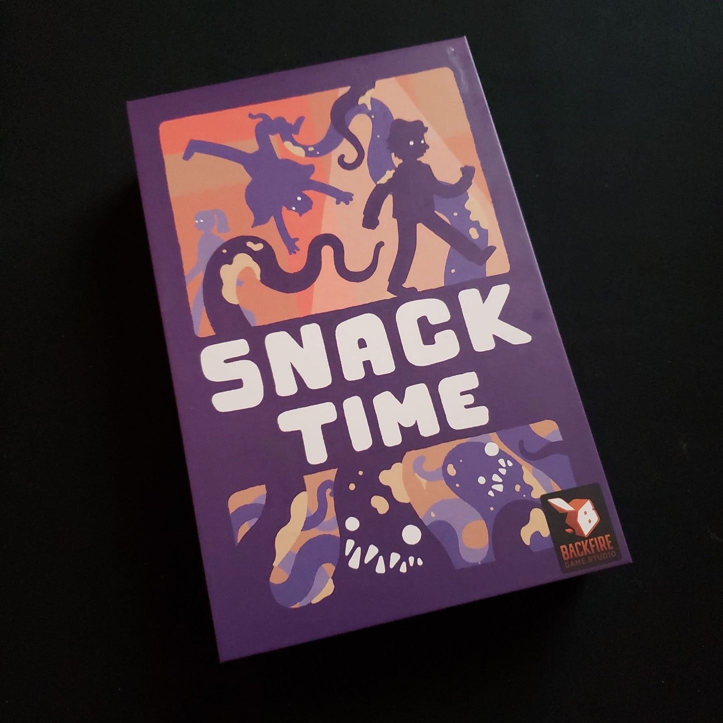 Snack Time board game - front cover of box