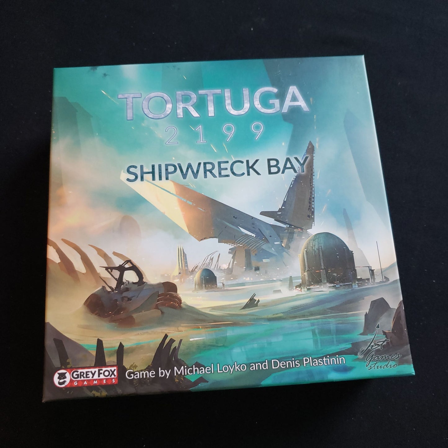 The Shipwreck Bay expansion for Tortuga 2199 board game - front cover of box