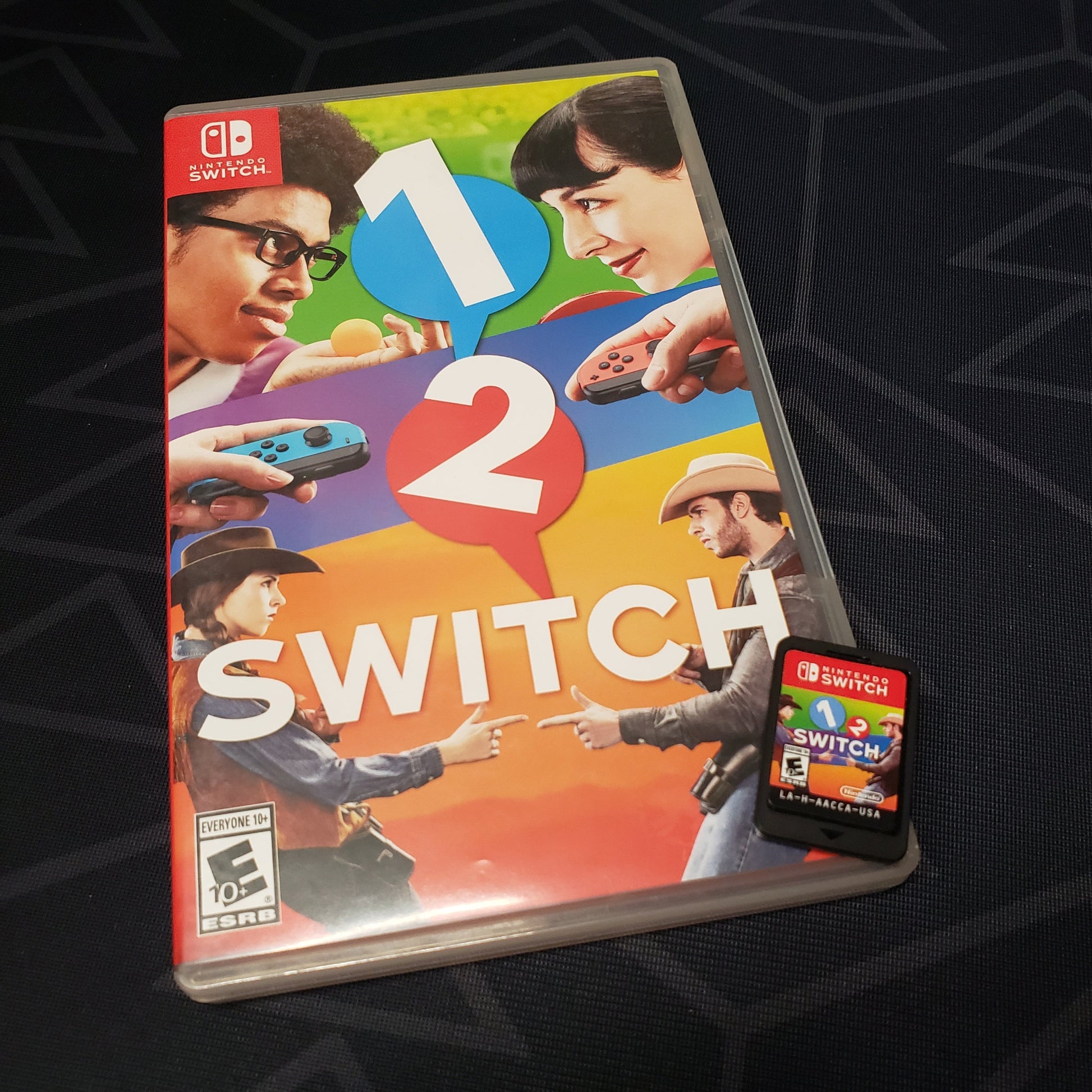 Image shows the case & cartridge for the game 1-2-Switch for Nintendo Switch