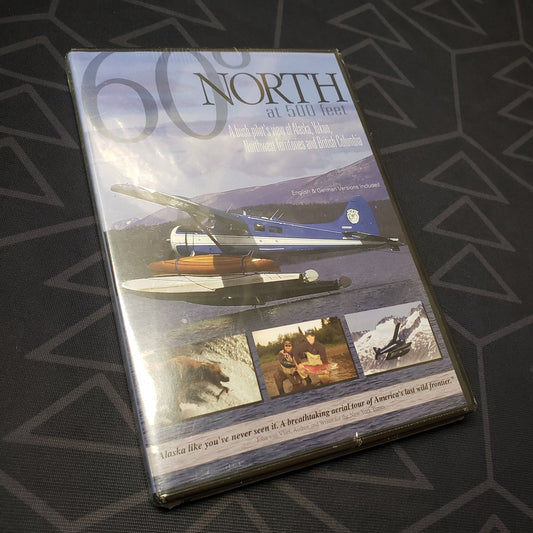 Image shows the front of the case for the movie 60° North at 500 Feet on DVD
