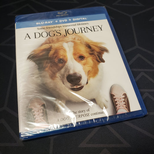 Image shows the front of the case of A Dog’s Journey on Blu-Ray