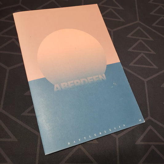Image shows the front cover of the Aberdeen 02 roleplaying game book