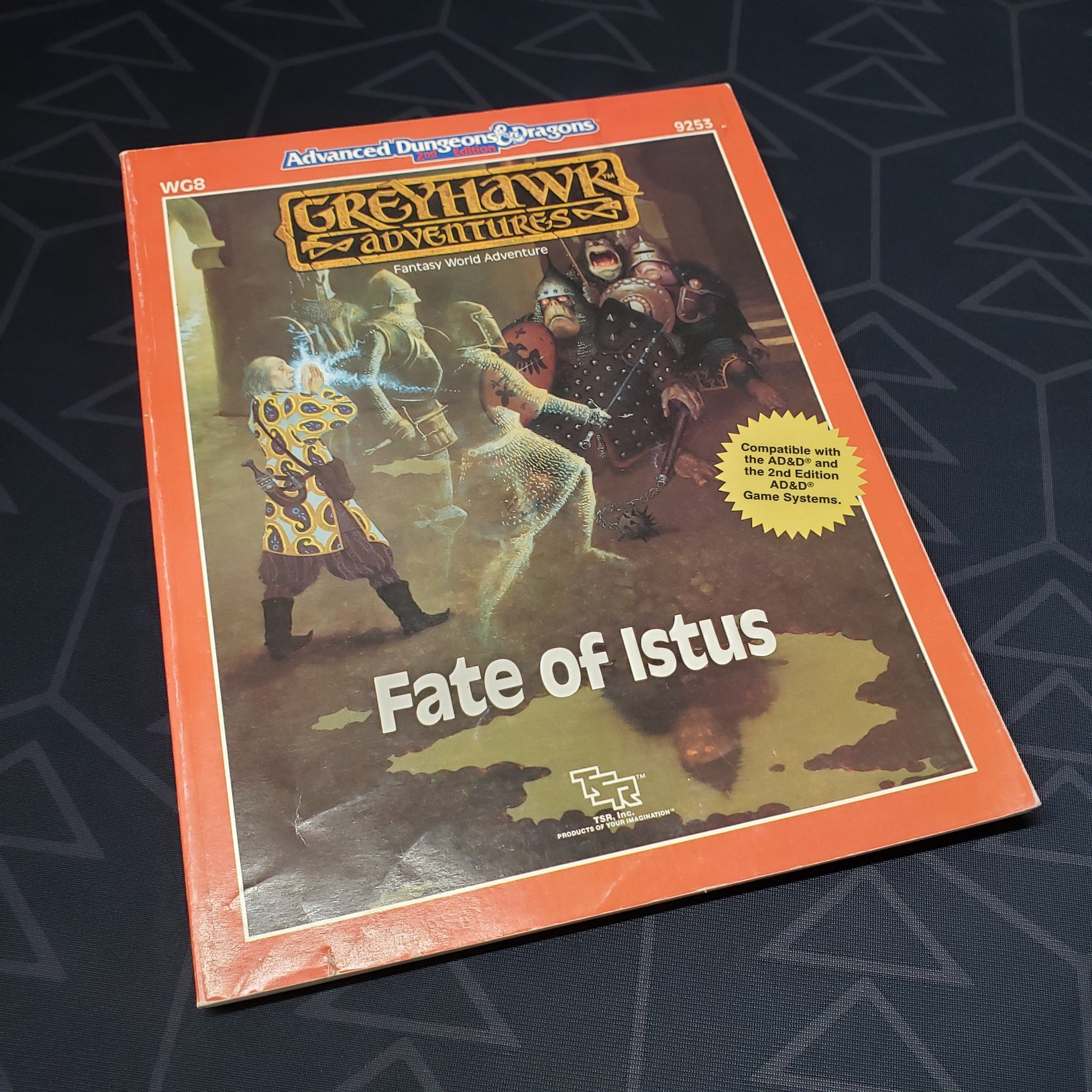 Image shows the front cover of the Greyhawk Adventures: Fate of Istus book for the roleplaying game Advanced Dungeons & Dragons: Second Edition