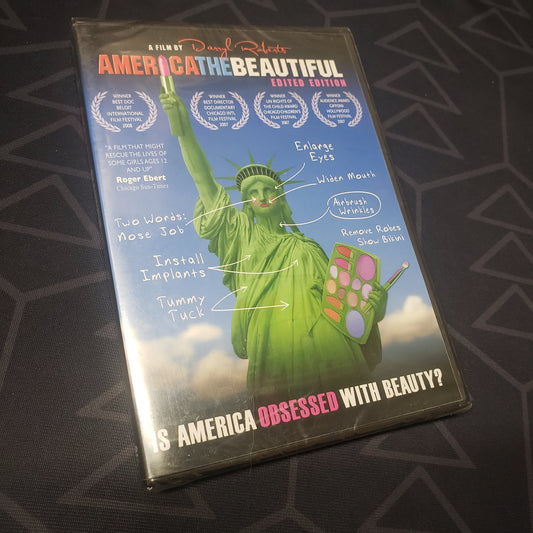Image shows the front of the case for the movie America the Beautiful: PG-13 Edited Edition on DVD