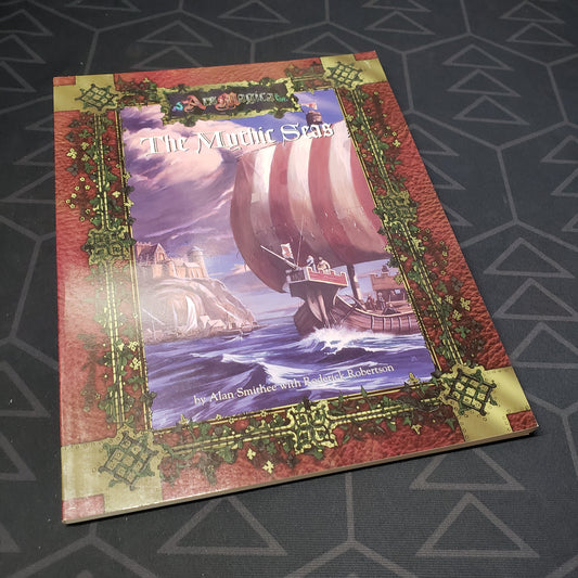 Image shows the front cover of the Mythic Seas book for the roleplaying game Ars Magica 4E