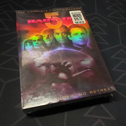Image shows the front of the case for the fourth season of Babylon 5 on DVD