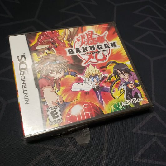 Image shows the front of the case for the video game Bakugan Battle Brawlers for Nintendo DS