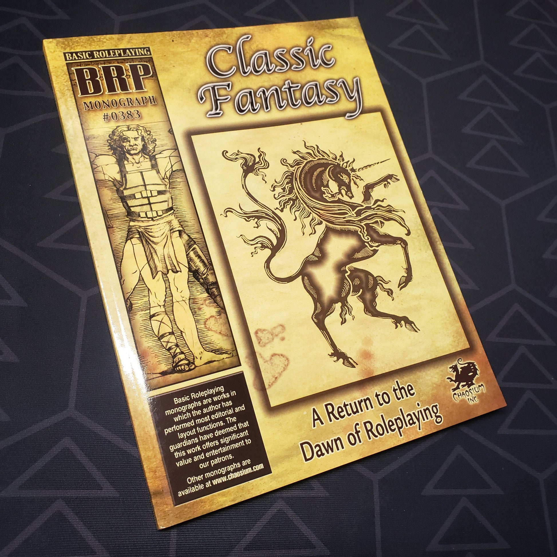 Image shows the front cover of the Classic Fantasy book for the roleplaying game Basic Roleplaying