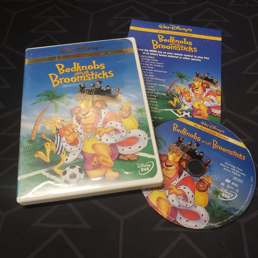Image shows the case, insert & disc for the movie Bedknobs and Broomsticks on DVD