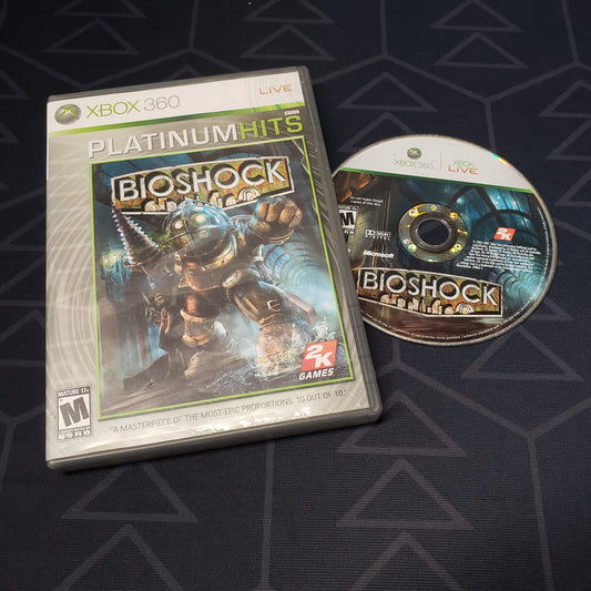 Image shows the case & disc for the video game Bioshock for Xbox 360