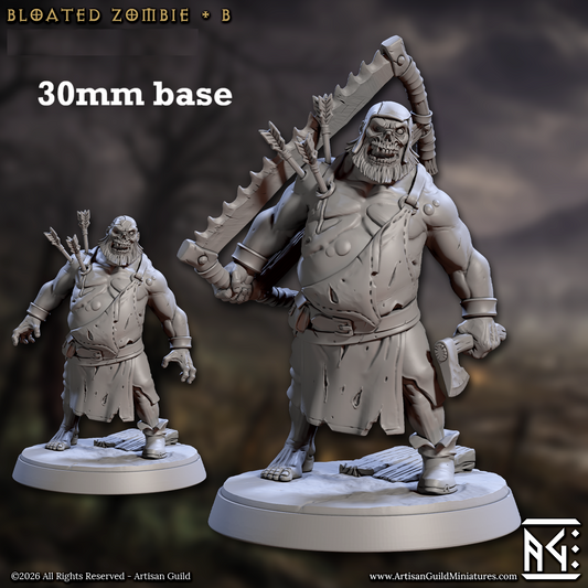 Bloated Zombie: Sculpt B (Male Zombie)