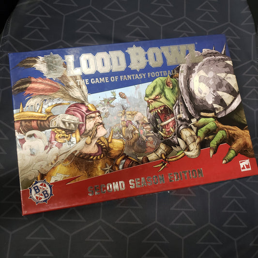 Image shows the front cover of the box for the Blood Bowl: Second Season Edition Core Set