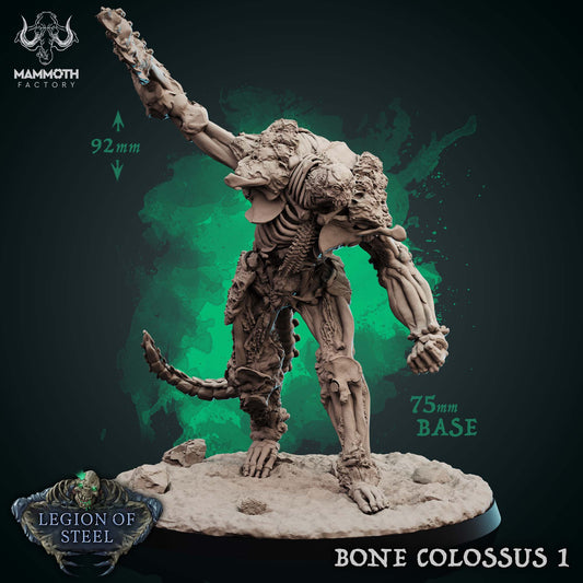 Image shows a 3D render of a eldritch abomination gaming miniature.