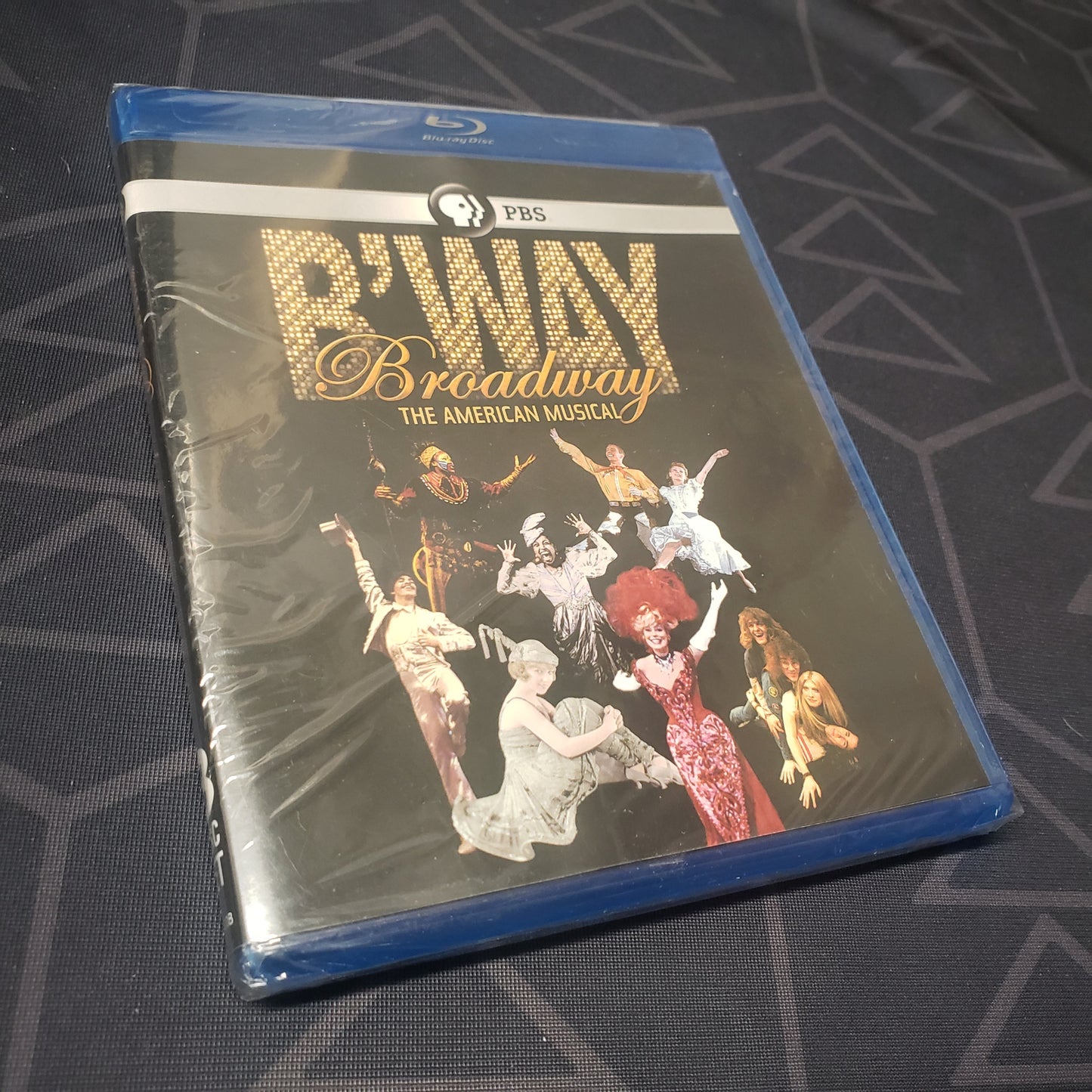 Image shows the front of the case for the series box set of Broadway: The American Musical on Blu-Ray