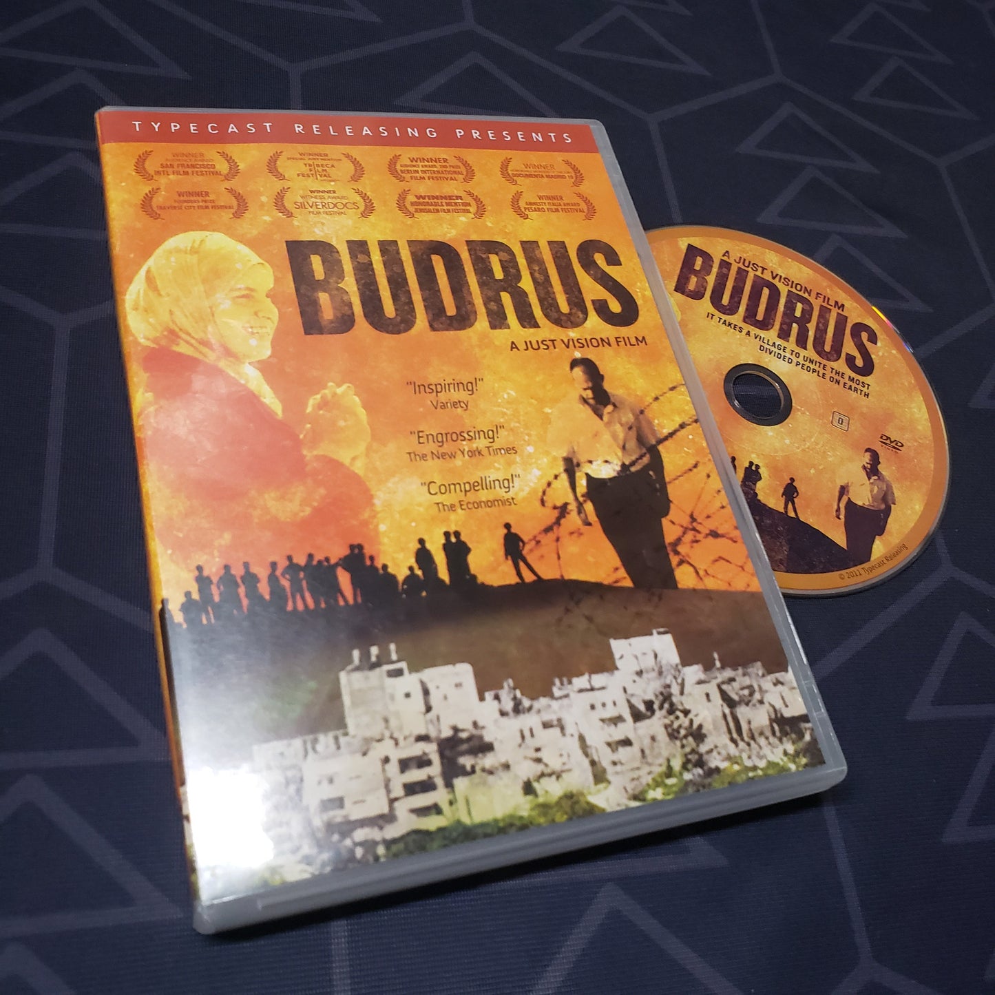 Image shows the case & disc for the movie Budrus on DVD