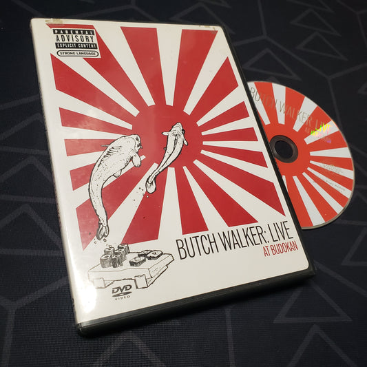 Image shows the case & disc for the live concert film Butch Walker: Live at Budokan on DVD