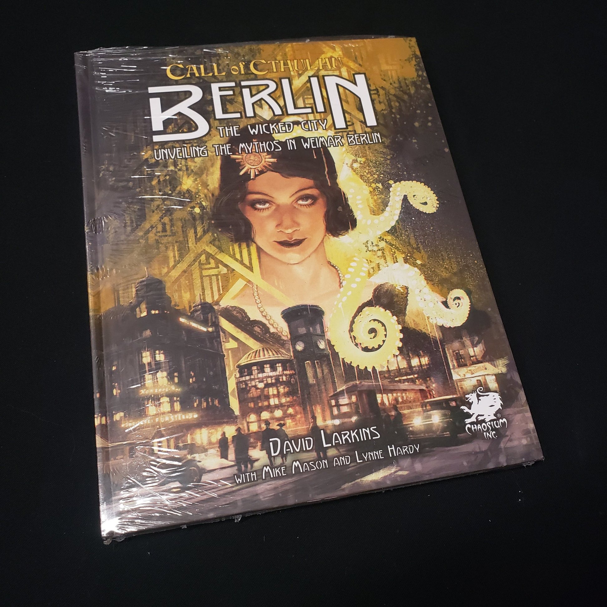 Image shows the front cover of the Berlin book for the roleplaying game Call of Cthulhu: Seventh Edition The Wicked City