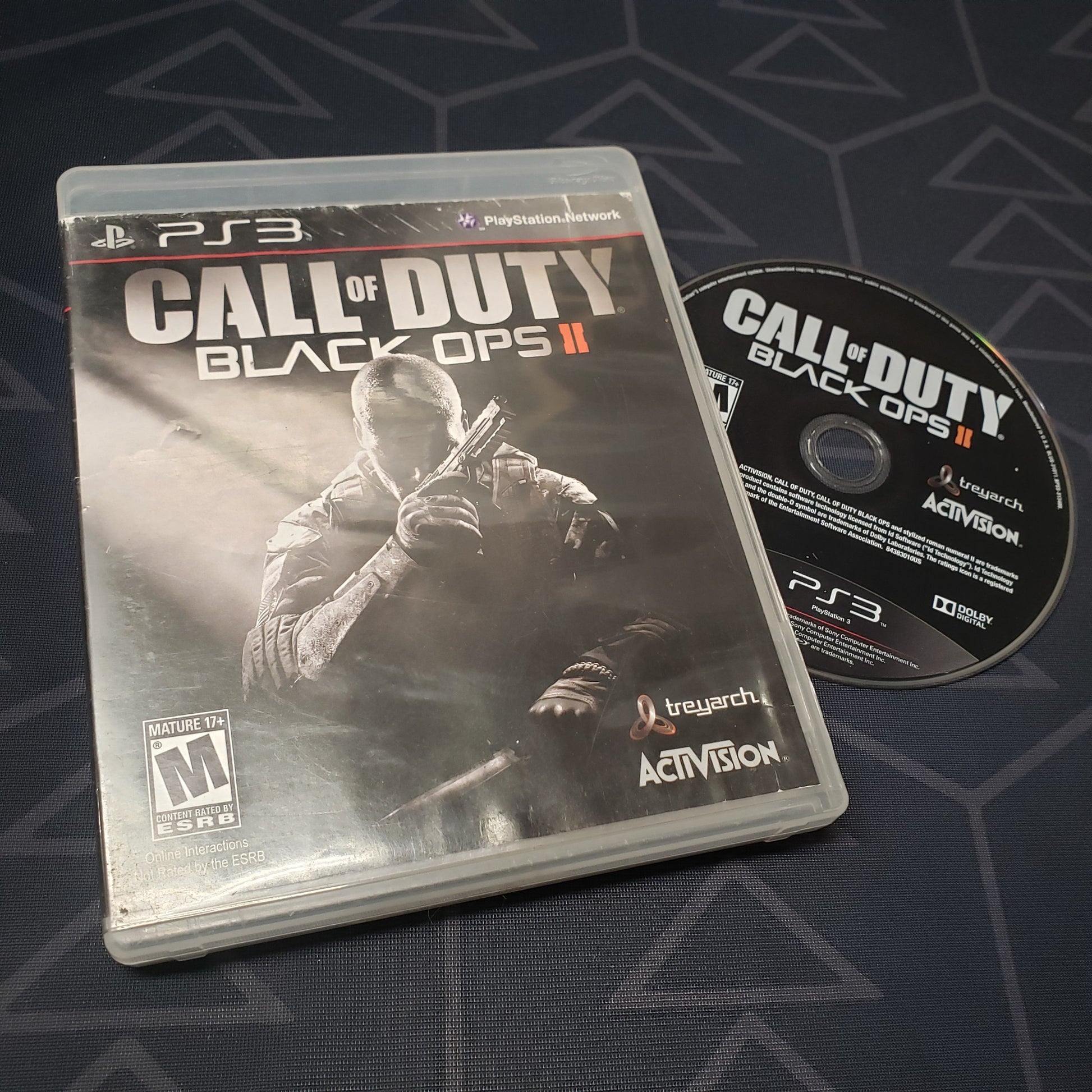 Image shows the case and disc for the video game Call of Duty: Black Ops II for Playstation 3