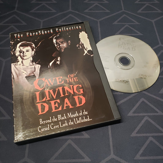Image shows the case & disc for the movie Cave of the Living Dead on DVD