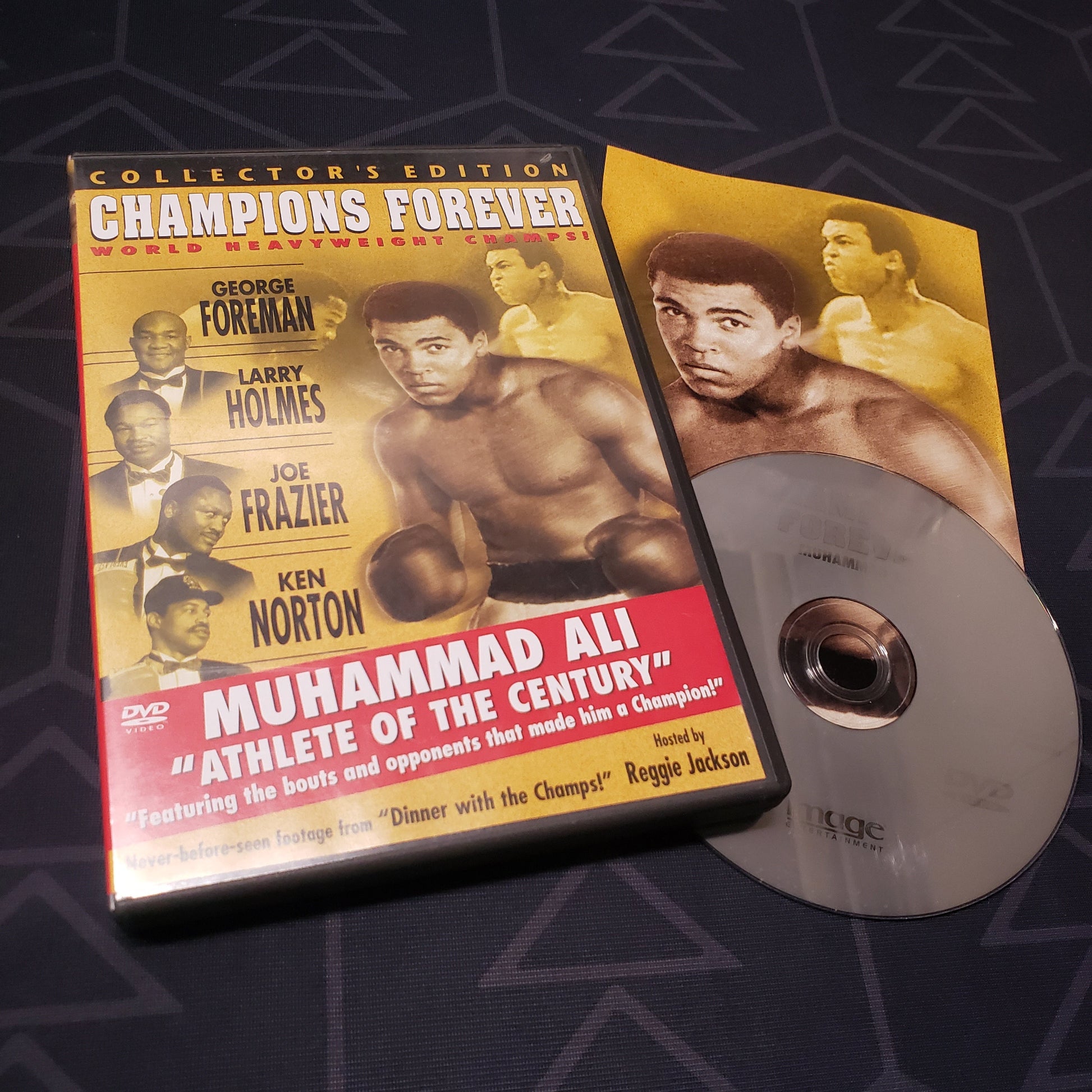 Image shows the case, insert & disc for the movie Champions Forever on DVD