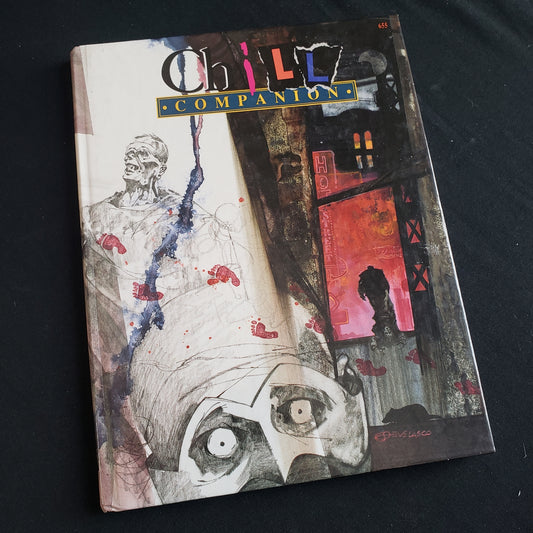 Image shows the front cover of the Chill Companion roleplaying game book