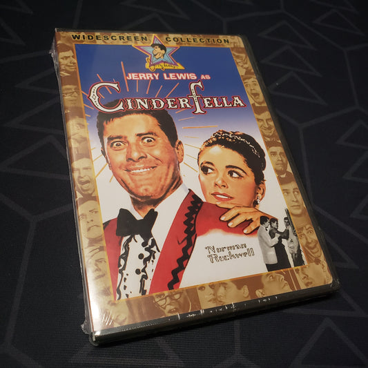 Image shows the front of the case for the movie Cinderfella on DVD