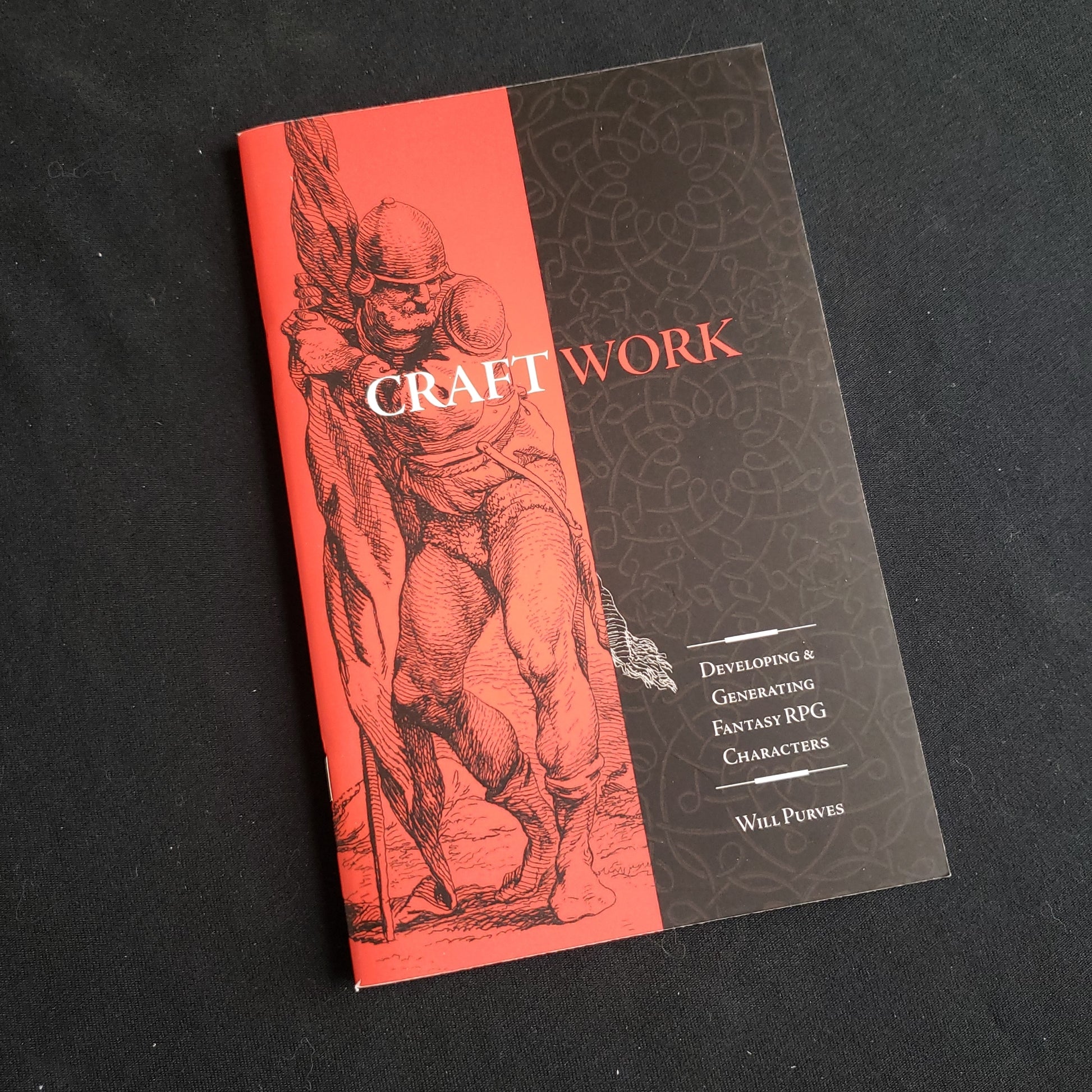 Image shows the front cover of the CraftWork roleplaying game book