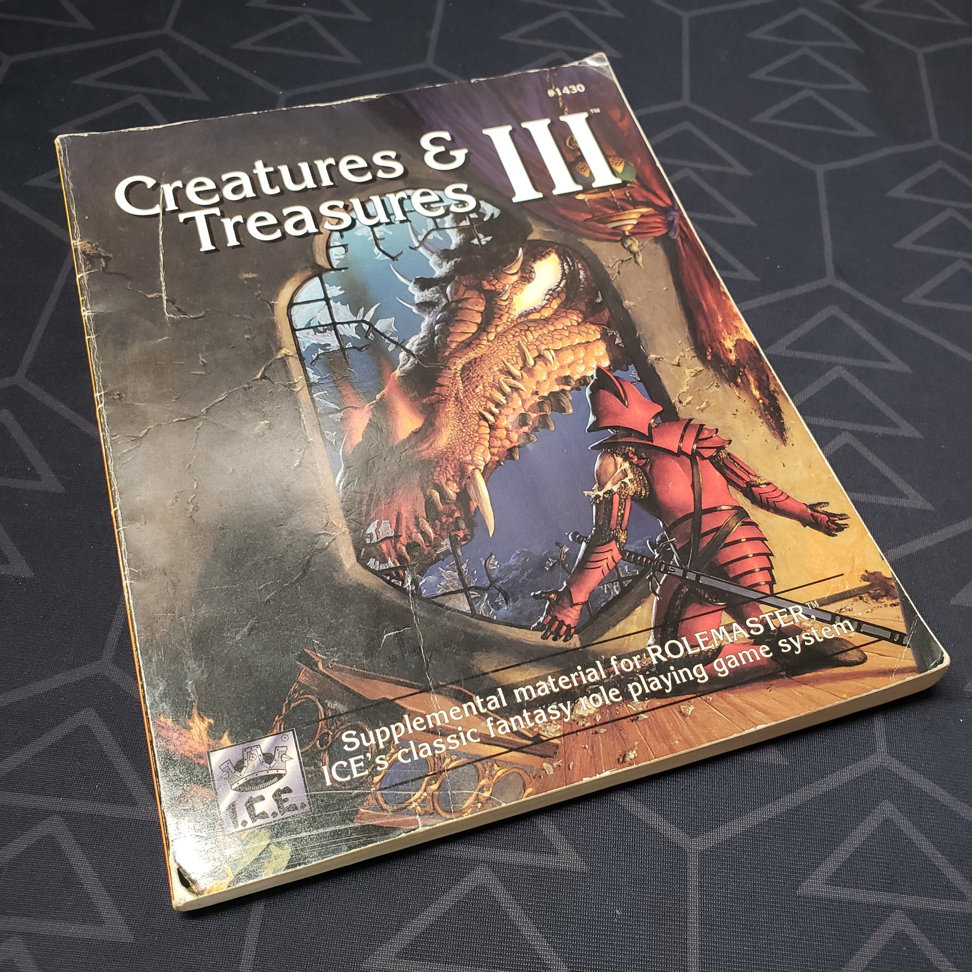 Image shows the front cover of the Creatures & Treasures III roleplaying game book