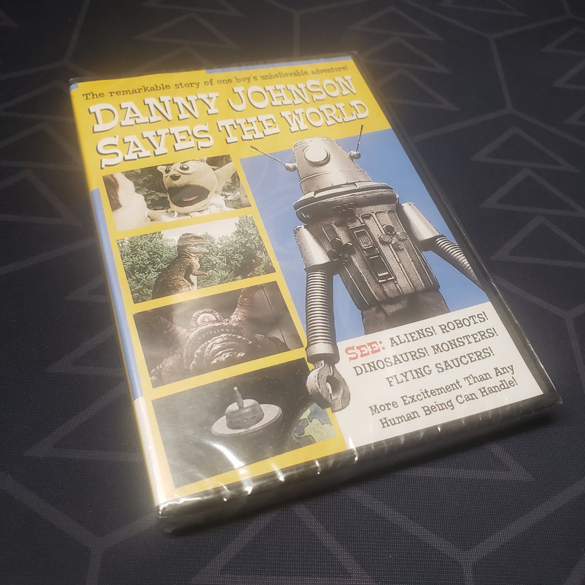 Image shows the front of the case for the movie Danny Johnson Saves the World on DVD