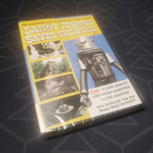 Image shows the front of the case for the movie Danny Johnson Saves the World on DVD