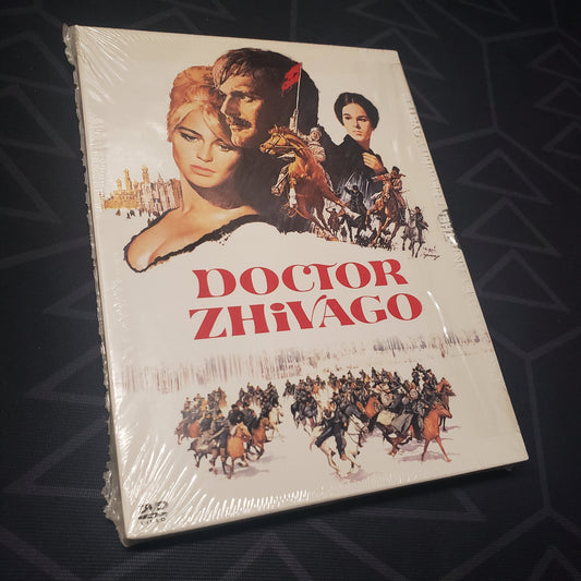 Image shows the front of the case for the movie Doctor Zhivago on DVD