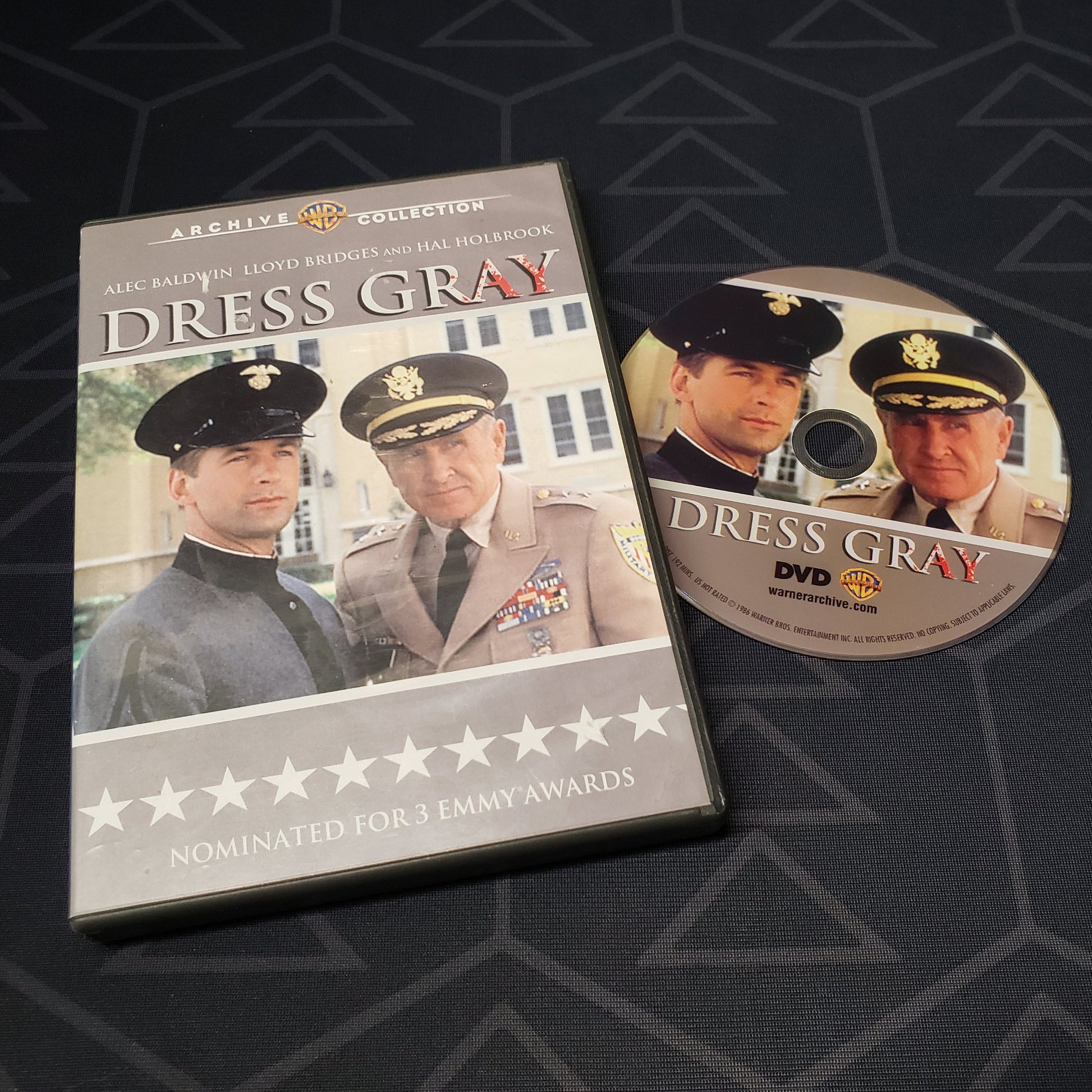 Image shows the case & disc for the miniseries Dress Gray on DVD