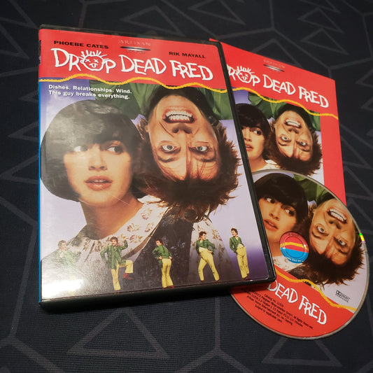 Image shows the case, insert & disc for the movie Drop Dead Fred on DVD