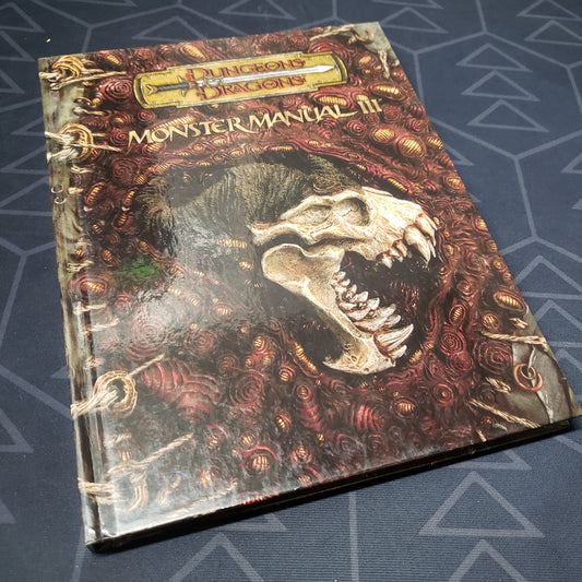 Image shows the front cover of the Monster Manual III book for the roleplaying game Dungeons & Dragons: 3.5 Edition