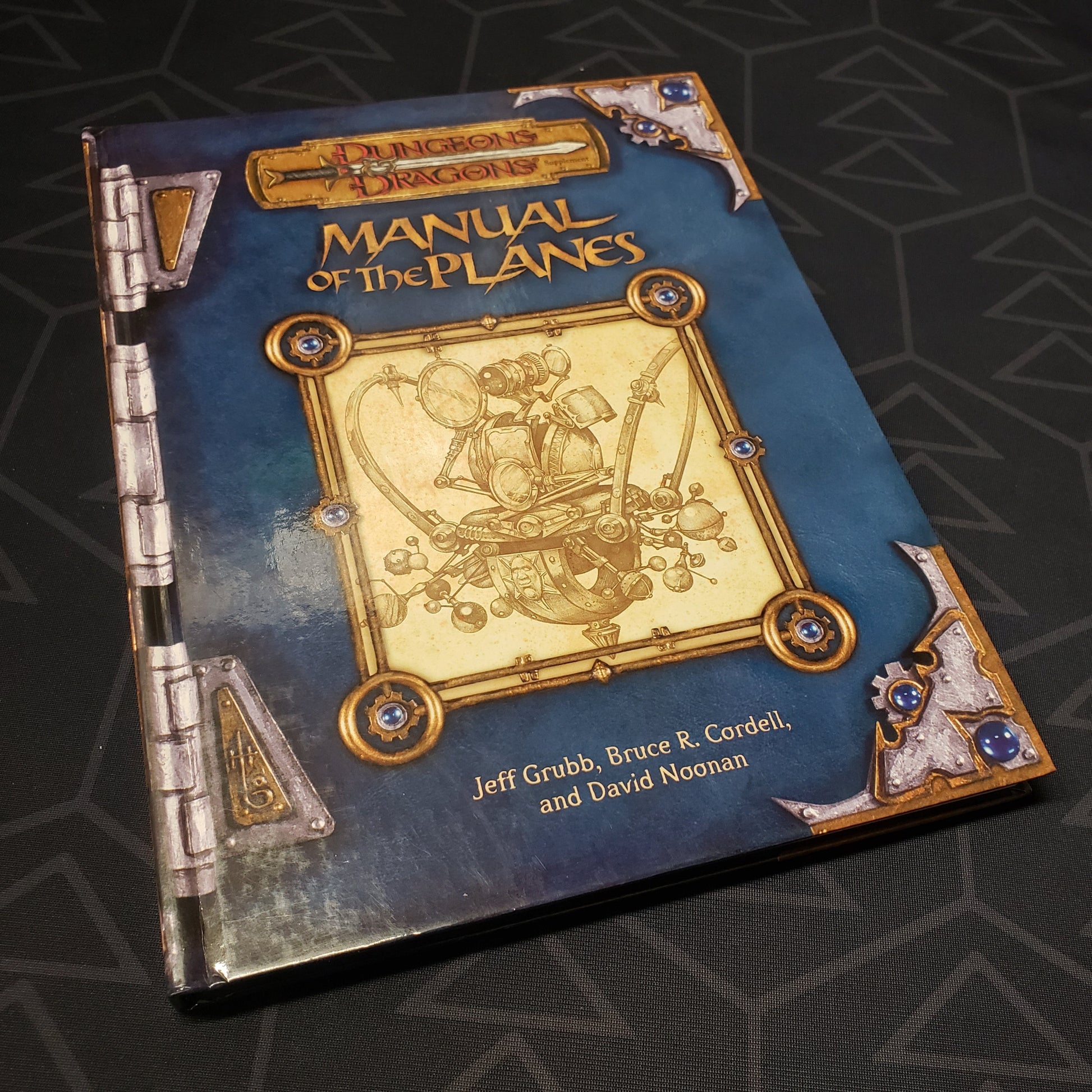 Image shows the front cover of the Manual of the Planes book for the roleplaying game Dungeons & Dragons: Third Edition