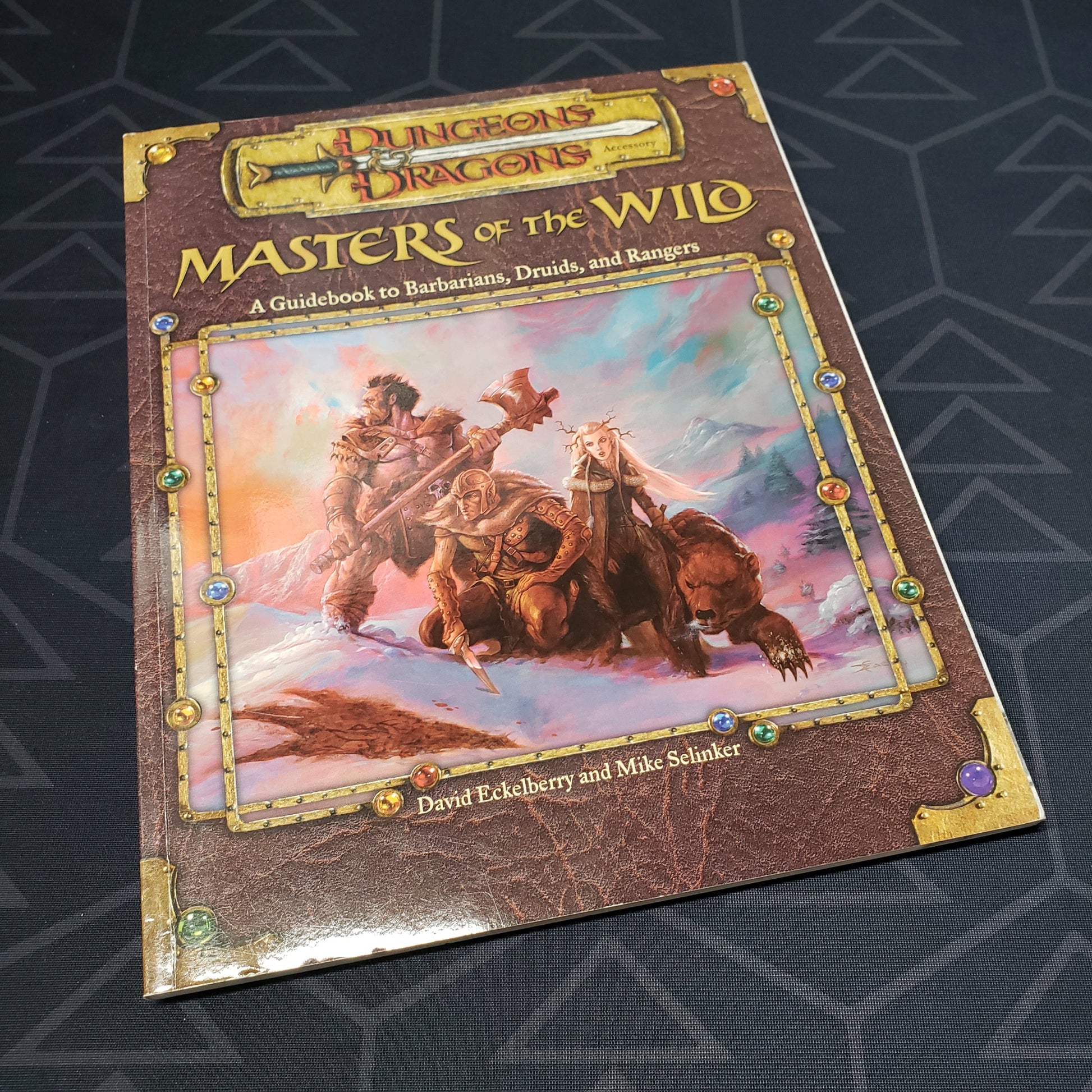 Image shows the front cover of the Masters of the Wild book for the roleplaying game Dungeons & Dragons: Third Edition
