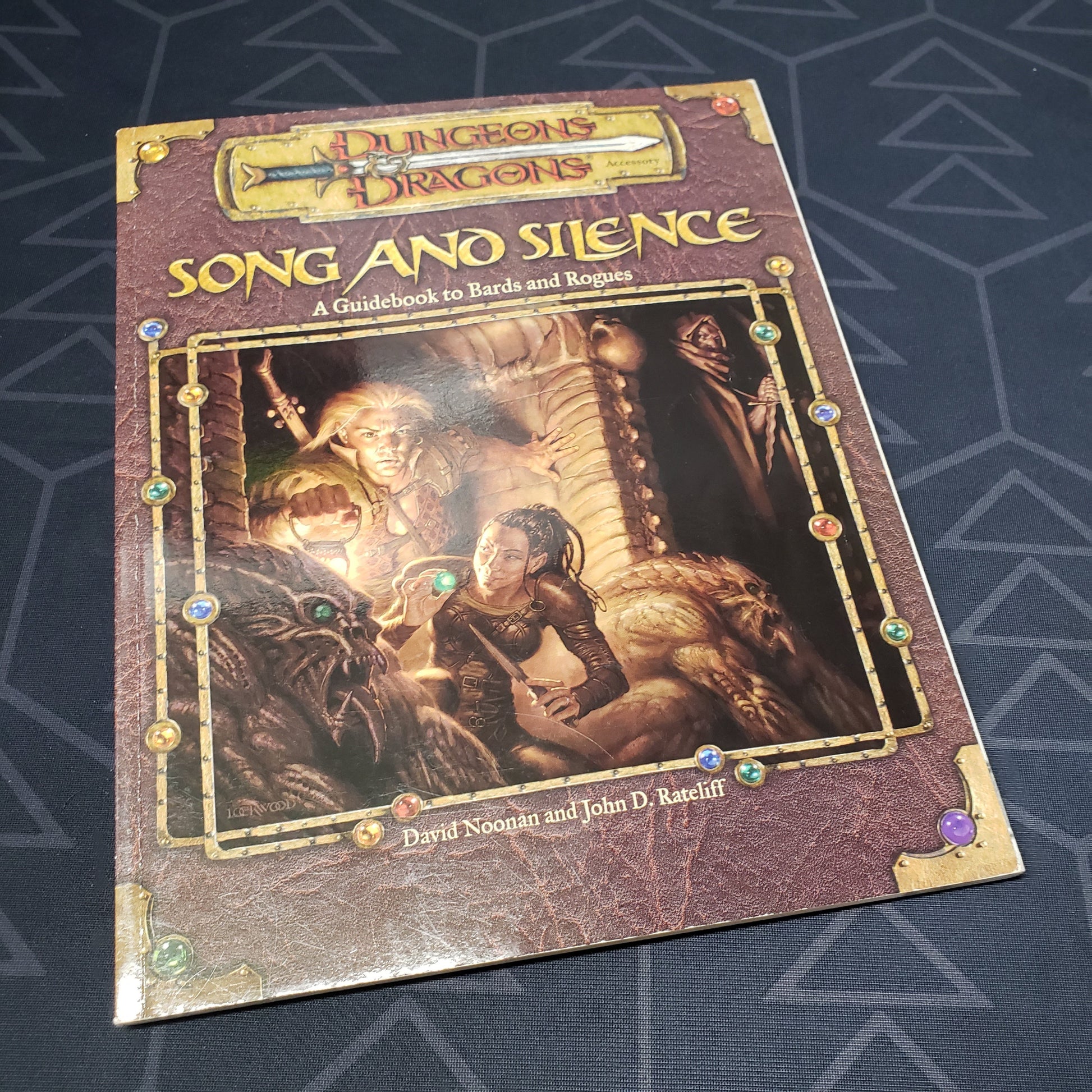 Image shows the front cover of the Song and Silence book for the roleplaying game Dungeons & Dragons: Third Edition