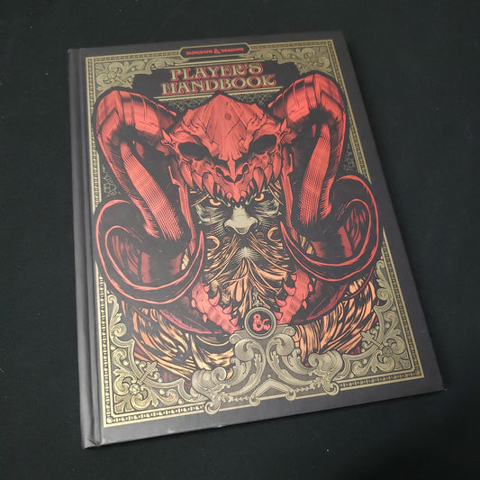 Image shows the front alternate art cover of the Player's Handbook for the roleplaying game Dungeons & Dragons: Fifth Edition