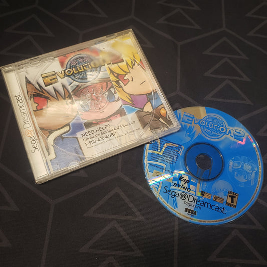Image shows the jewel case without the manual and disc for the video game Evolution 2: Far Off Promise for Sega Dreamcast