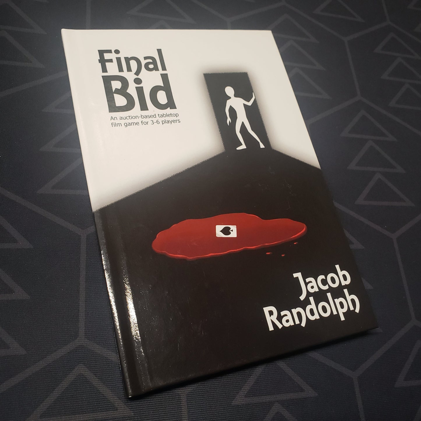 Image shows the front cover of the Final Bid roleplaying game book