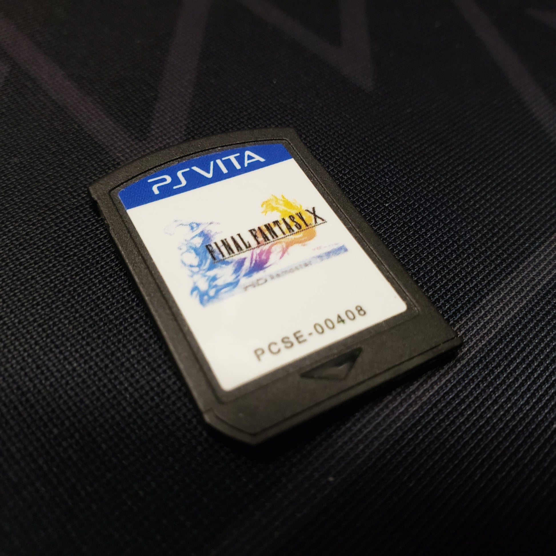 Image shows the cartridge for the game Final Fantasy X for Playstation Vita