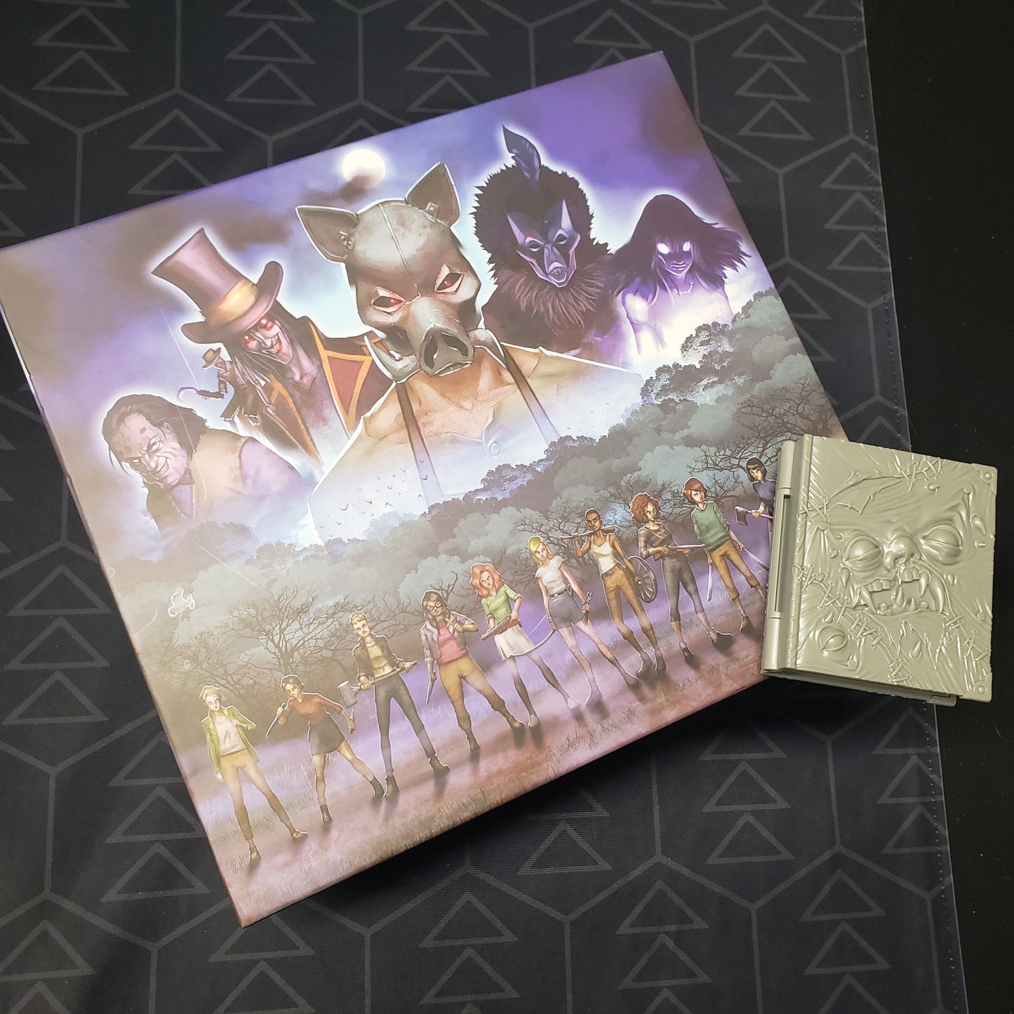 Image shows the front cover of the box of the Series 1 Ultimate Box for the board game Final Girl